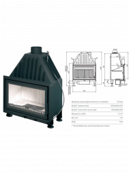 Каминная топка Экокамин Альфа 700-150