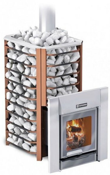 Дровяная печь для бани ERMAK 24 СЕТКА-ПРЕМИУМ