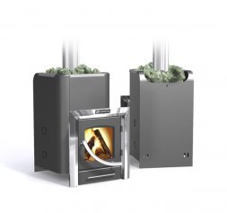 Дровяная печь для бани Ермак-12 ПС Классика