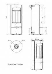 Печь-камин Мета-Бел Селигер