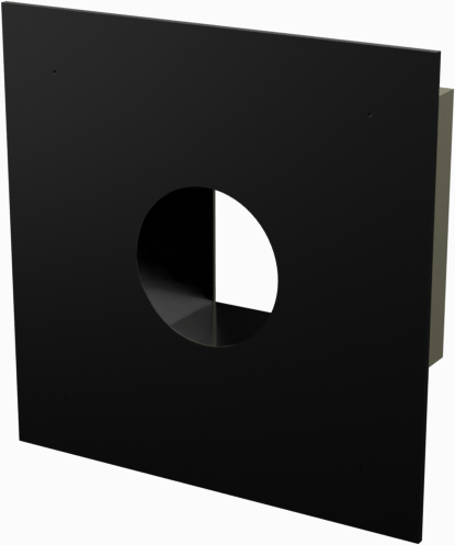 Потолочно проходной узел Феррум BlackSide черный (430/0,5 мм + мин./max t=600° C / эмаль /600°)