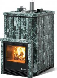 Печь для бани ИзиСтим Южная 16 закрытый верх с топкой из парной