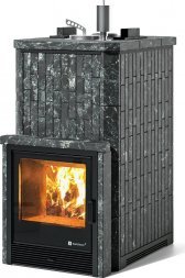 Печь для бани ИзиСтим Южная 22 закрытый верх с топкой из парной