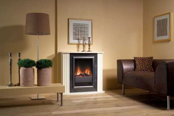 Электрический камин Dimplex Mozart White DELUXE с очагом Viotta