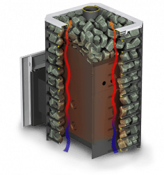 Дровяная печь для бани ERMAK 12 СЕТКА-СТАНДАРТ