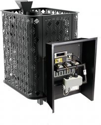 Чугунная печь с закрытой каменкой Black Stove Verona 26 ГАЗ
