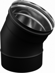 Колено угол 135° Феррум BlackSide черный