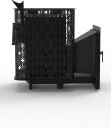 Чугунная печь с закрытой каменкой Black Stove Verona 18 ГАЗ
