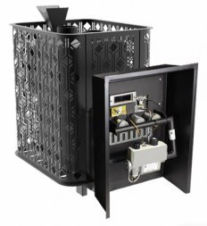 Чугунная печь с закрытой каменкой Black Stove Verona 18 ГАЗ