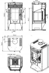 Печь-камин Мета-Бел Москва 9