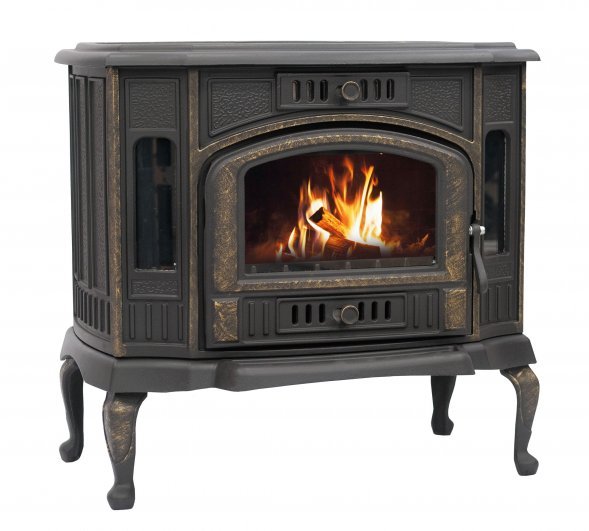 Чугунная печь-камин НМК "Сибирь-10