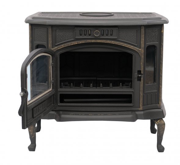 Чугунная печь-камин НМК "Сибирь-10