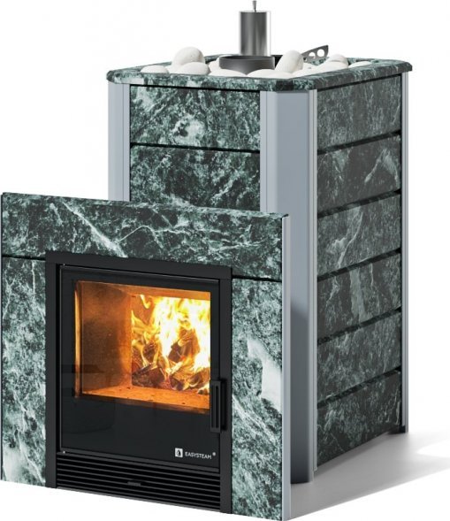 Печь Ялта 25/2024 в облицовке из камня