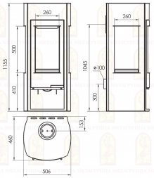 Печь-камин Мета-Бел Нёман