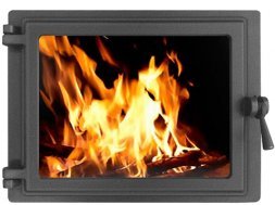 Дверка ЭТНА каминная Панорама (левая)