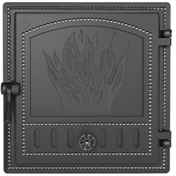 Дверка каминная Везувий 281 (антрацит)