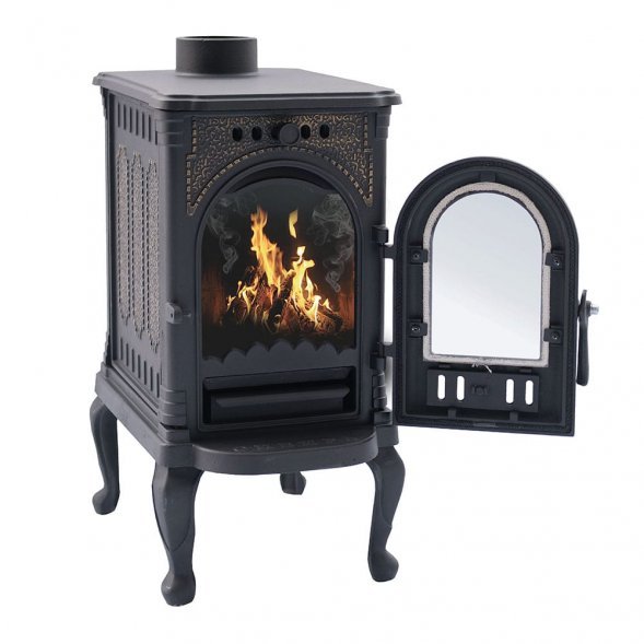 Чугунная печь-камин НМК &quot;Сибирь-6&quot;