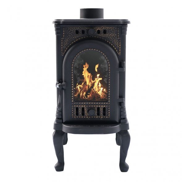 Чугунная печь-камин НМК &quot;Сибирь-6&quot;