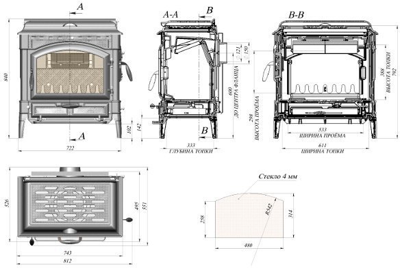 Печь-камин Fireway Jazz
