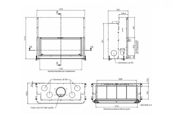 Каминная топка MCZ Forma 115