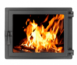 Дверка ЭТНА каминная Панорама (правая)