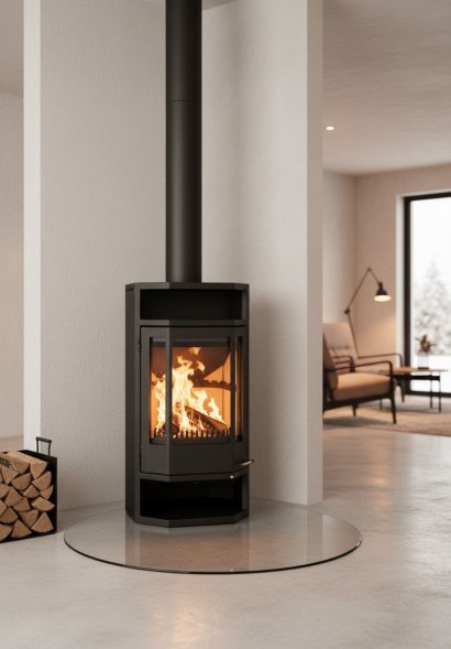 Печь-камин Мета-Бел Рейн