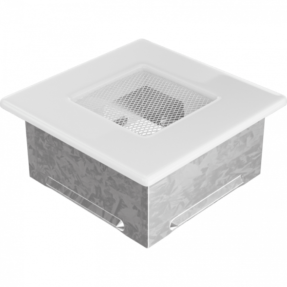 Вентиляционная решетка Kratki белая