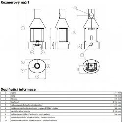 Печь-камин ABX Vermont