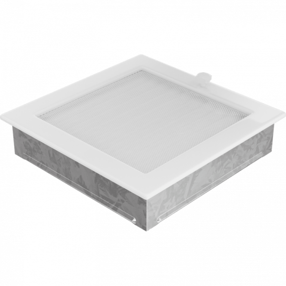 Вентиляционная решетка Kratki белая с жалюзи