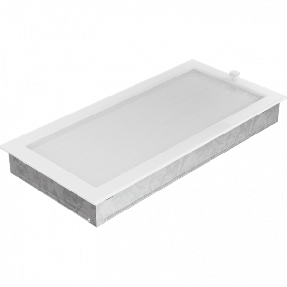 Вентиляционная решетка Kratki белая с жалюзи