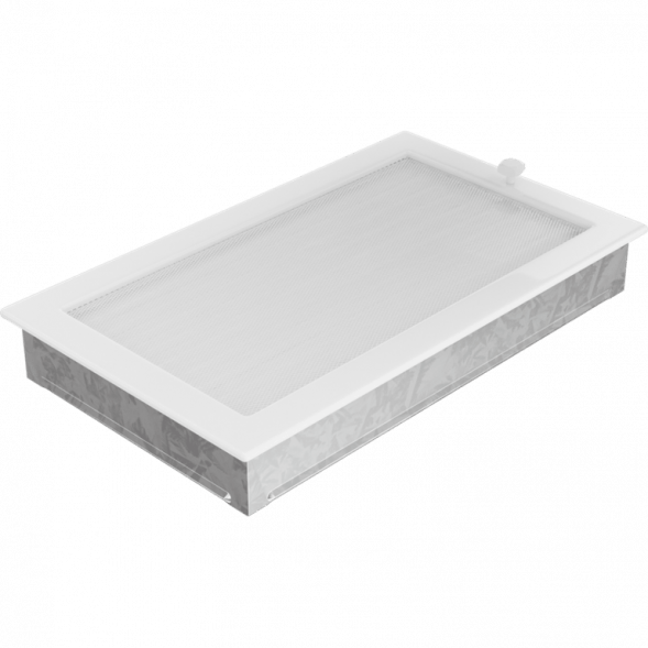 Вентиляционная решетка Kratki белая с жалюзи