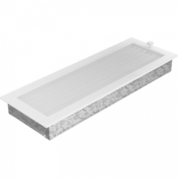 Вентиляционная решетка Kratki белая с жалюзи