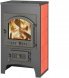 Печь-Камин Везувий ПК-01 (205) с плитой красный