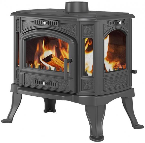 Печь-камин Везувий KZ-14РS "Антрацит"