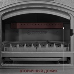 Печь-камин Везувий KZ-14РS "Антрацит"
