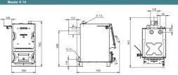 Твердотопливный котел Zota Master X-14