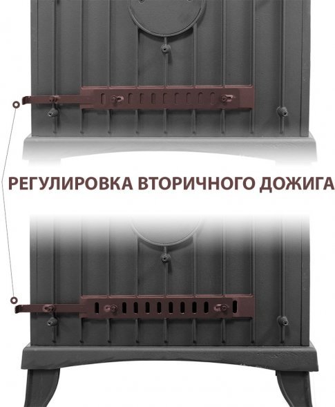 Печь-камин Везувий KZ-14Р "Антрацит"