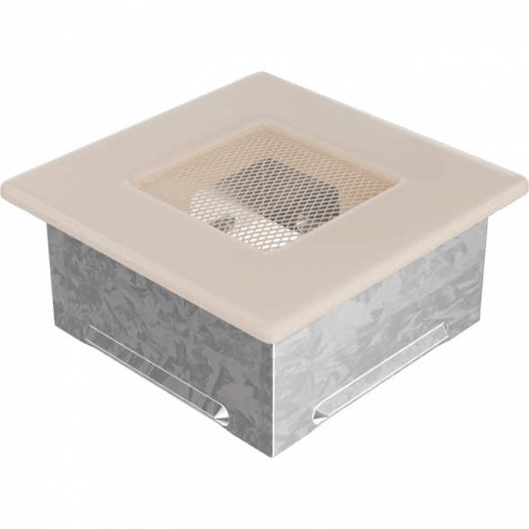Вентиляционная решетка Kratki кремовая