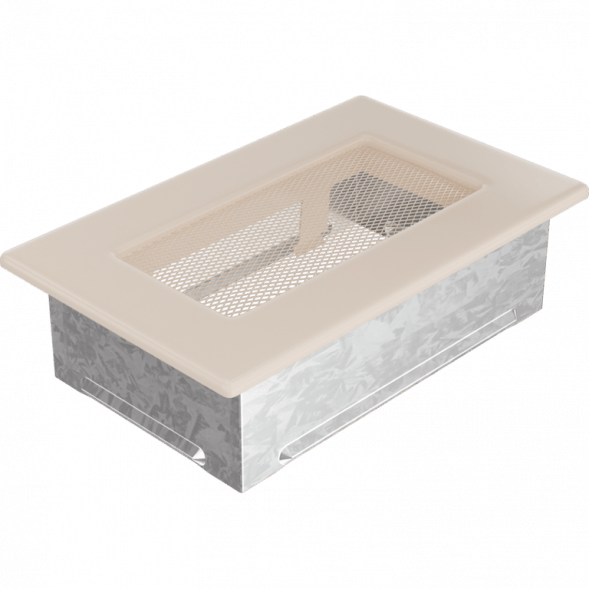 Вентиляционная решетка Kratki кремовая