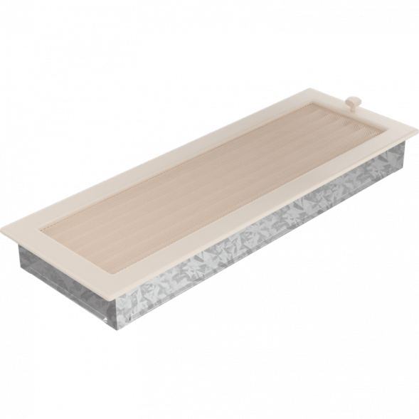 Вентиляционная решетка Kratki кремовая с жалюзи