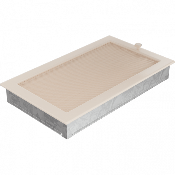 Вентиляционная решетка Kratki кремовая с жалюзи