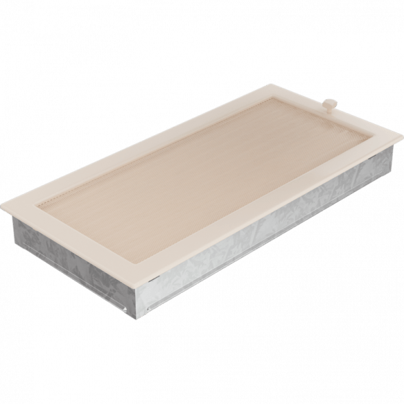 Вентиляционная решетка Kratki кремовая с жалюзи