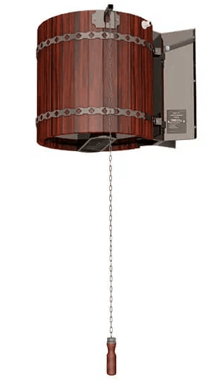 Обливное устройство ВВД «Ливень» Мини, 36 литров, красное дерево