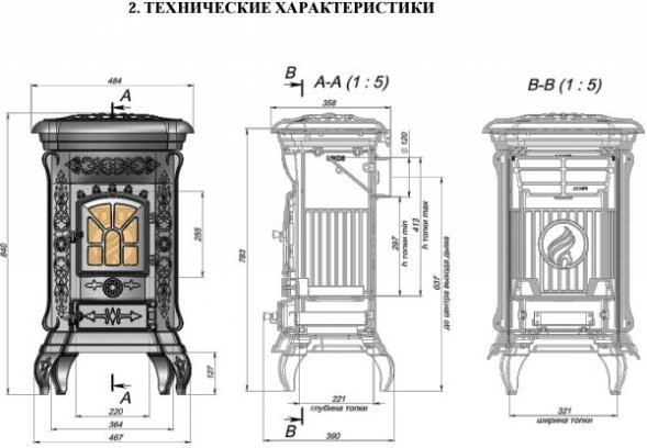 Печь отопительная Fireway Step