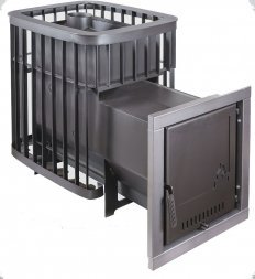 Дровяная печь Варвара Каменка Мини удлиненная топка