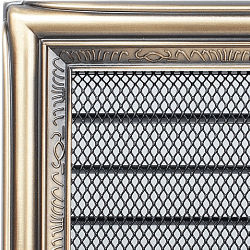 Вентиляционная решетка Kratki рустик с жалюзи 