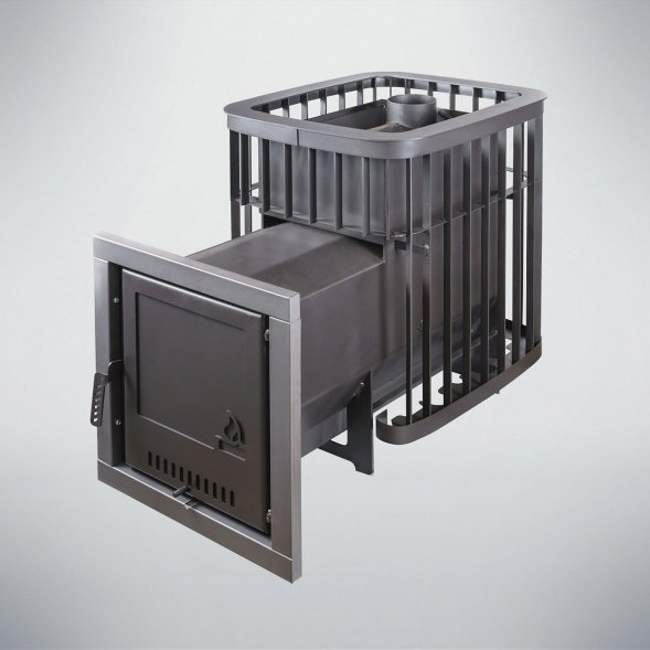 Дровяная печь Варвара Каменка удлиненная топка