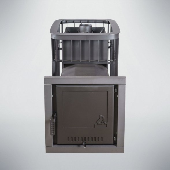 Дровяная печь Варвара Каменка удлиненная топка