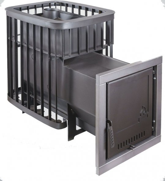 Дровяная печь Варвара Каменка удлиненная топка