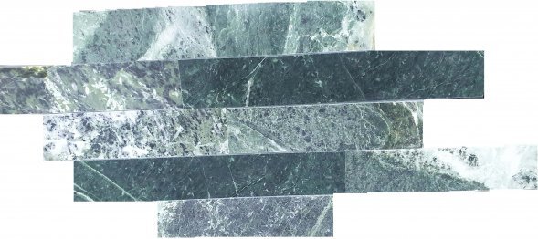 Плитка «Ламель» из Змеевика 50х200х20 мм 1 м2